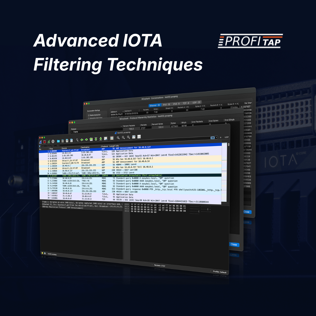 Advanced IOTA filtering techniques: From capture to analysis